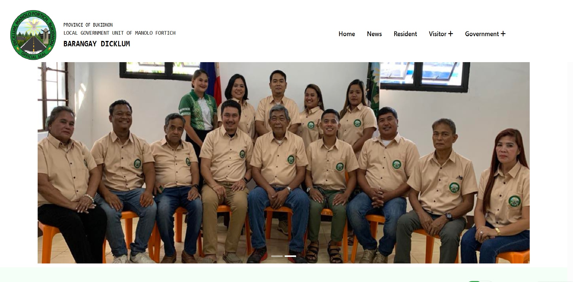 Government Website Project