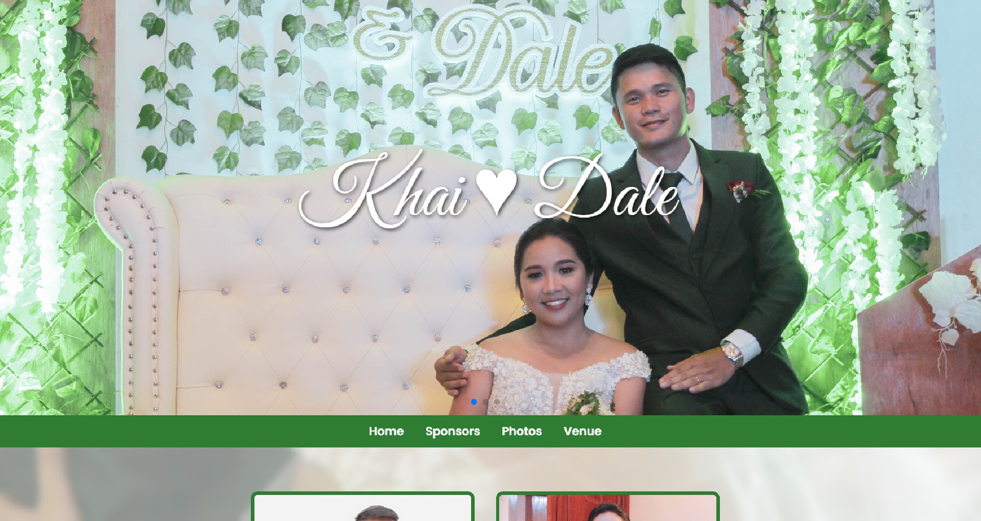 Wedding Website